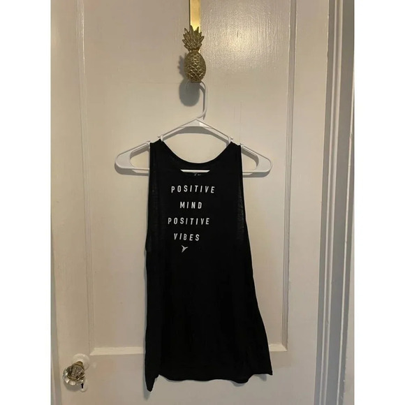 Old Navy Active Women's size Medium Positive Mind Positive Vibes Tanktop - Picture 1 of 8